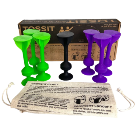 Tossit : Violet - Vert - Jeu classique - Gigamic
