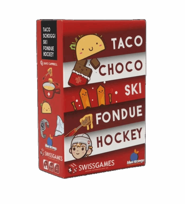 Taco choco ski fondue hockey