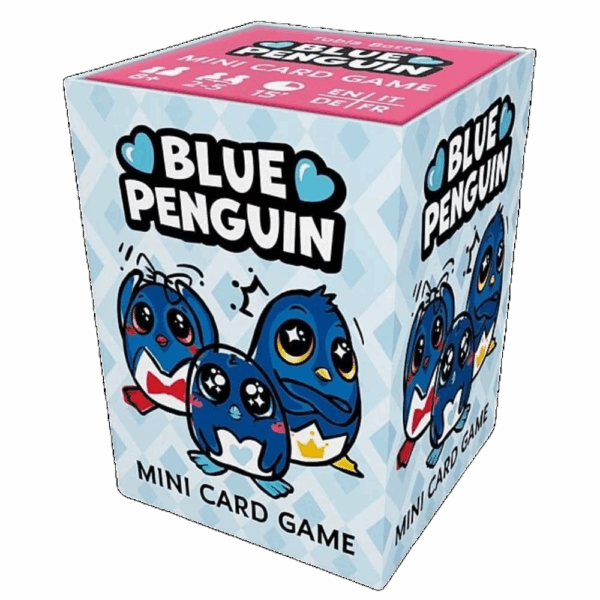 Mini Card Game – Blue Penguin