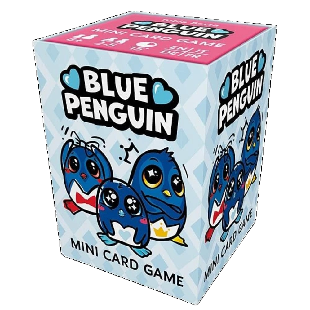 Mini Card Game – Blue Penguin