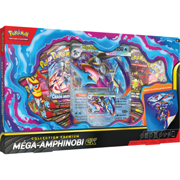 Pokémon : Collection Premium Méga‑Amphinobi‑ex FR