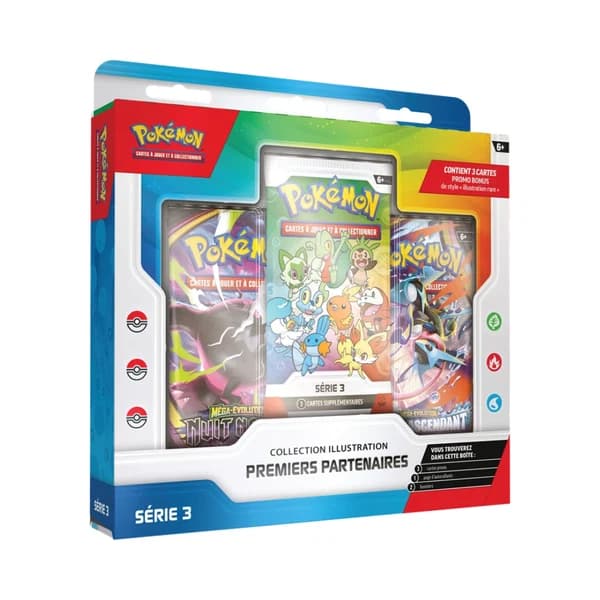 Pokémon : Collection Illustration Premiers Partenaires – Série 3 FR